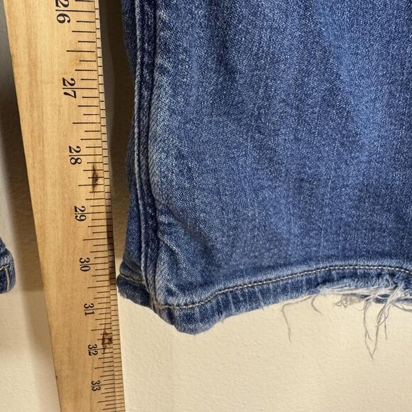 American Eagle Jeans Womens 4 Blue Super High Rise Baggy Wide Leg Cargo Stretch - Picture 8 of 14